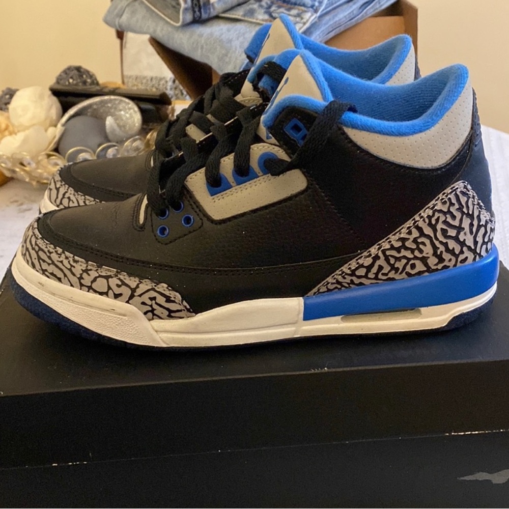 Air Jordan 3 Retro BG - Sport Blue